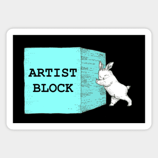 Artist Block Magnet